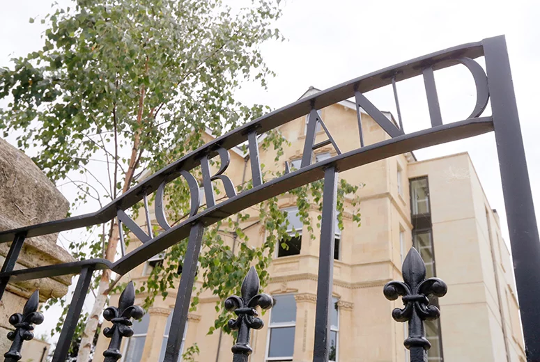 Norland college cast iron gates