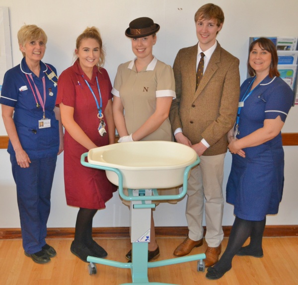 image of nurses and Norland students at a hospital