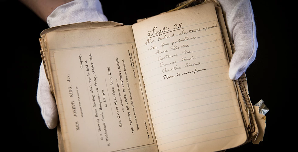 Emily Ward's notebook