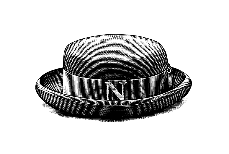 norland hat etching