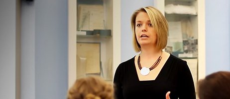 early years lecturer teaching class of students