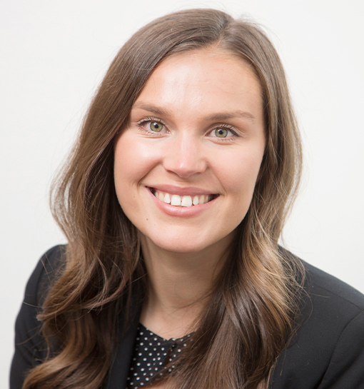 a profile image of a female smiling