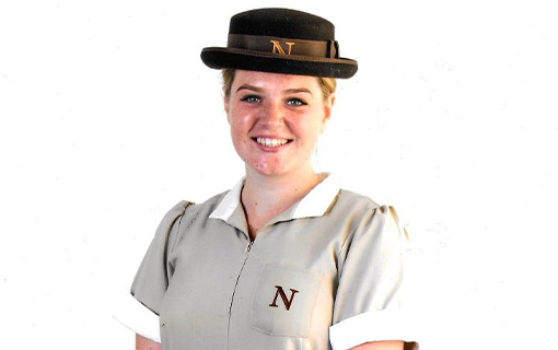 a female Norland Nanny student