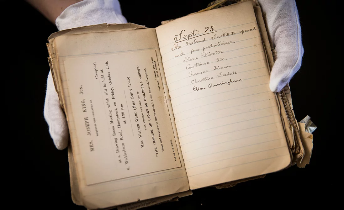 Emily Ward's notebook