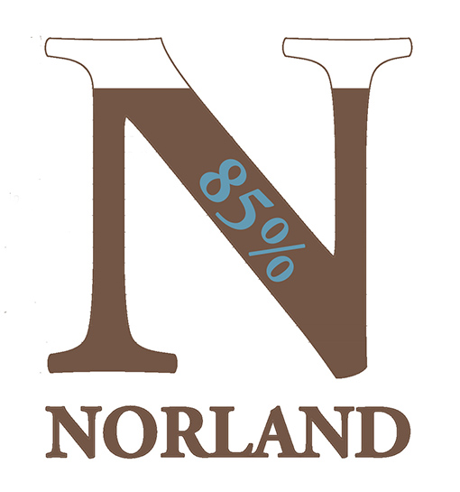 A Norland logo with a barometer inside