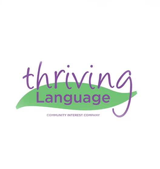 Thriving language podcast logo