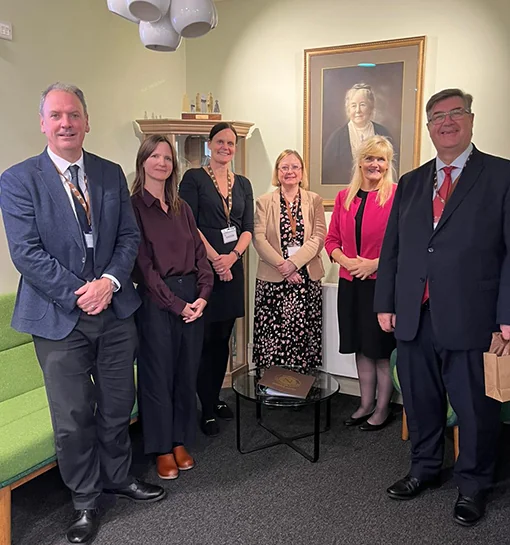 Vice Chancellors from Bath Universities and Higher Education institutions pose for group photo