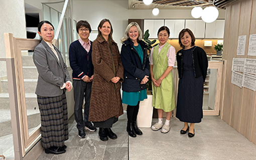 Norland staff with Poppins staff on trip to Japan