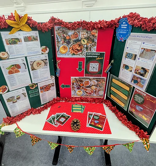 Norland sustainable stall at Student Community Partnership event