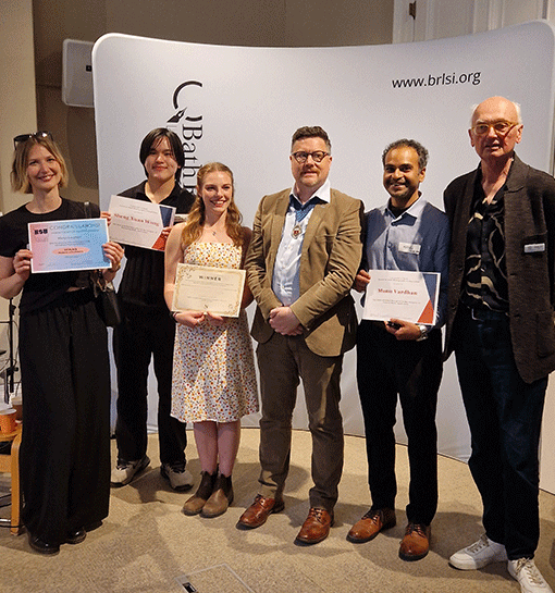 Group of student award winners at international student photo competition
