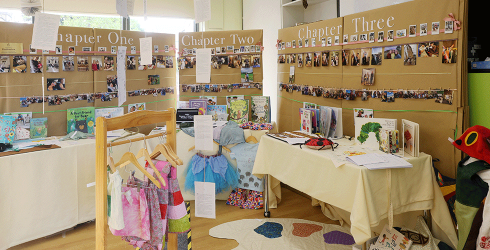 Display of sewing at heritage day