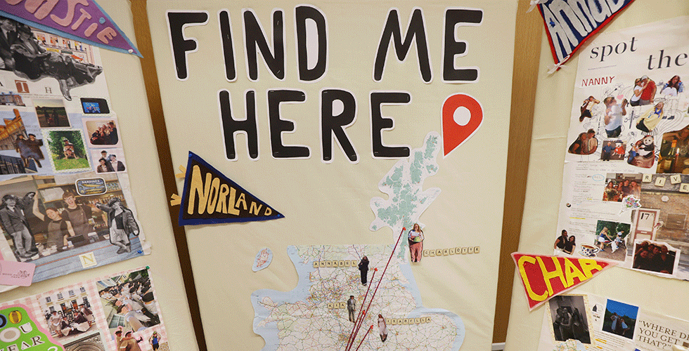 Heritage Day display of map