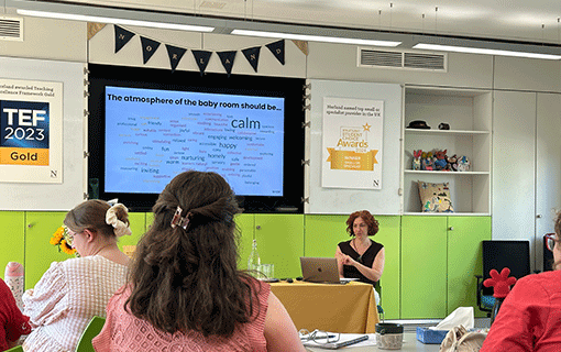 Norland research conference presentation from visiting lecturer