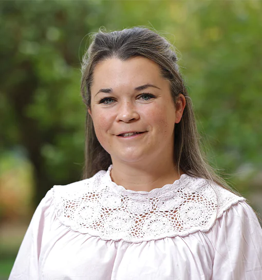 Charlotte Macey, Newly Qualified Nanny Consultant at Norland University of Early Childhood, smiling