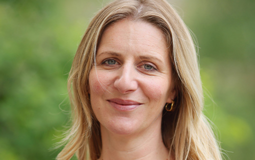 Kate Gingles, Early Years Lecturer at Norland, smiling outside