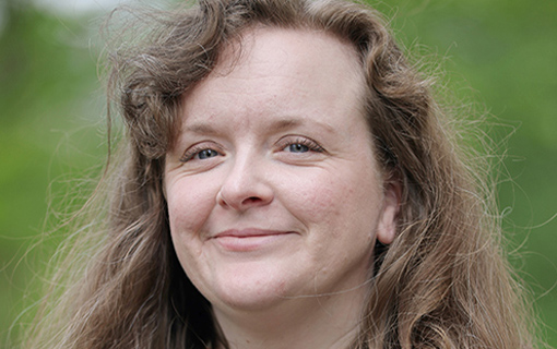 Lucy Krebs, Deputy Head of Teaching and Learning, and a Norland Nanny stood smiling
